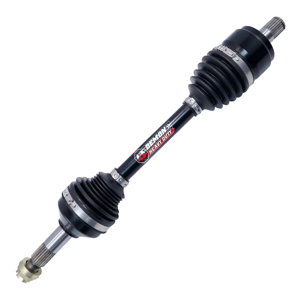 Demon Powersports Front Left/Right Heavy Duty Axle (2007-14) (2016-19) Yamaha Grizzly/Kodiak, Made of 4340 Chromoly Sizeteel, Dual Heat Treated High Sizetrength, Wider Angles & Molybdenum Grease Precision