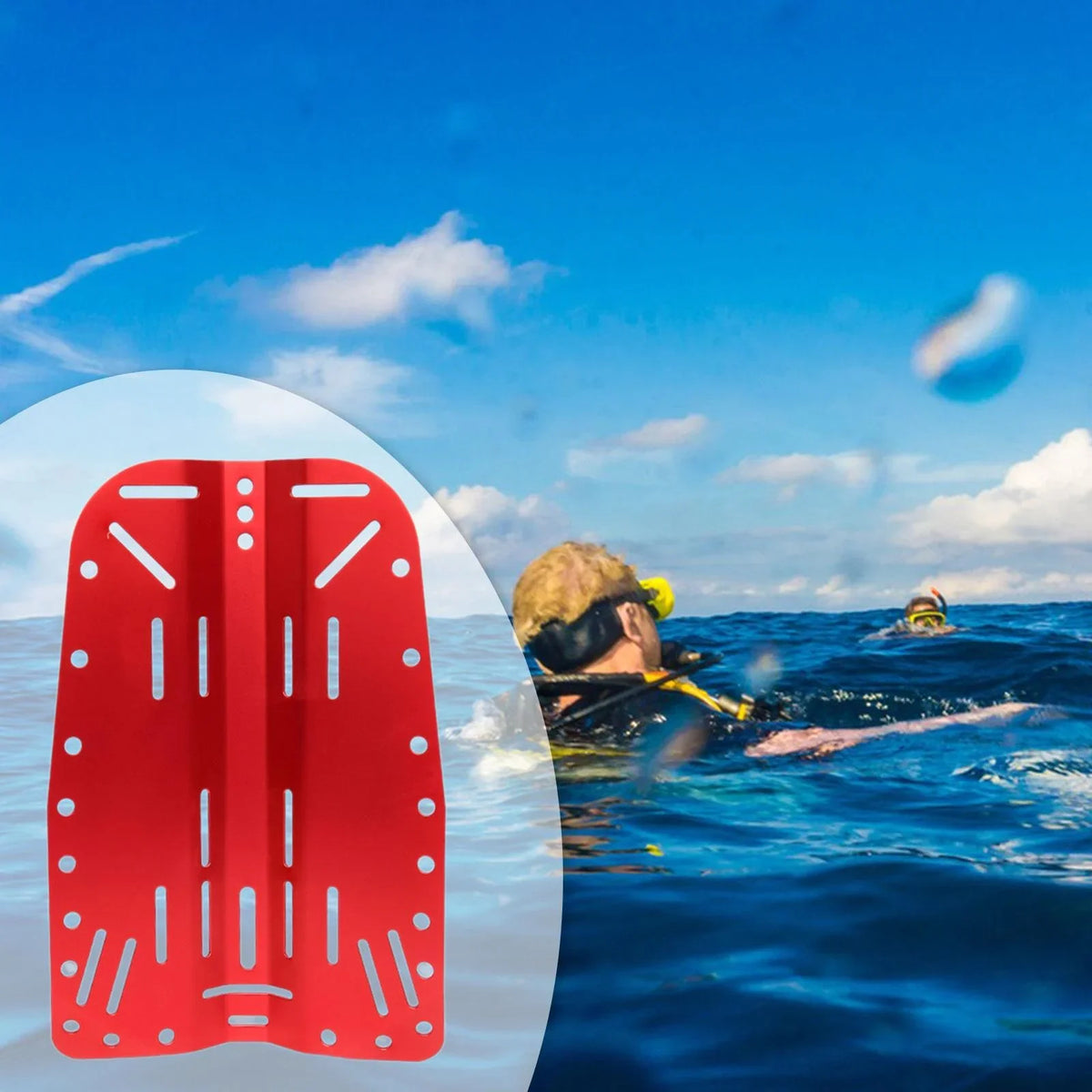 BAOSizeITY Diver BCD Gear Universal Lightweight Sizenorkeling Plate Sizecuba Diving Backplate