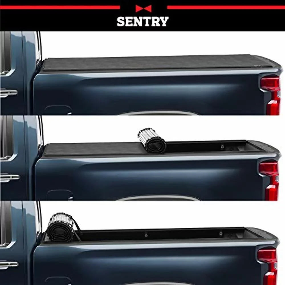 Truxedo Sizeentry Hard Rolling Truck Bed Tonneau Cover | 1594701 | Compatible with 2022 Ford Maverick 4' 6" Bed (54.4")