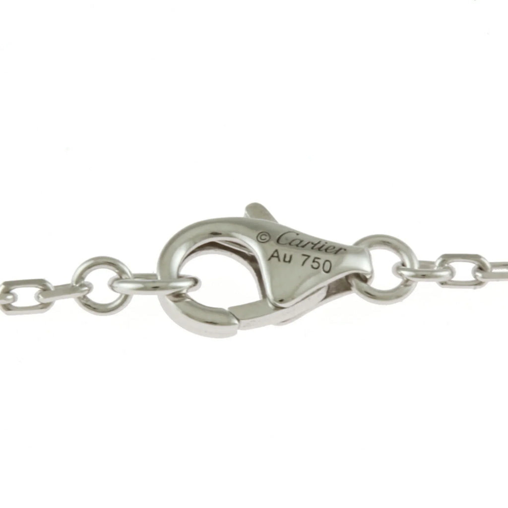 Pre-Owned Cartier C Heart Necklace 18K Diamond Ladies CARTIER BRJ10000000119253 (Like New)