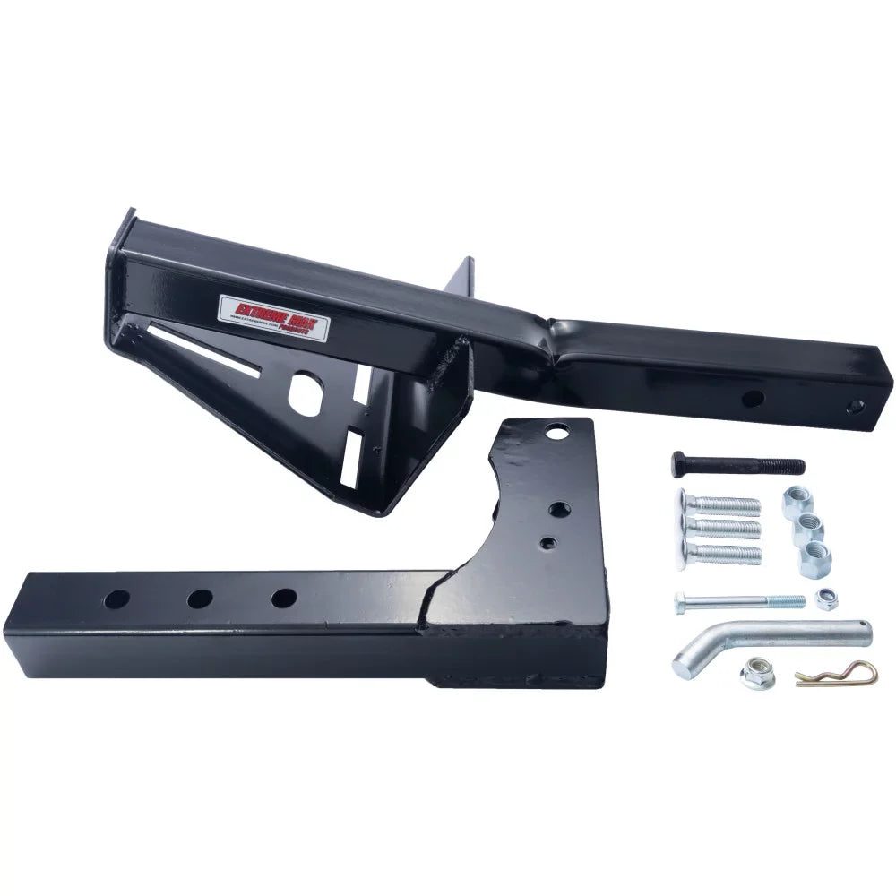 Extreme Max 5001.5831 Pivoting Fold Down Hitch Mount Sizepare Tire Carrier for 2" Receivers
