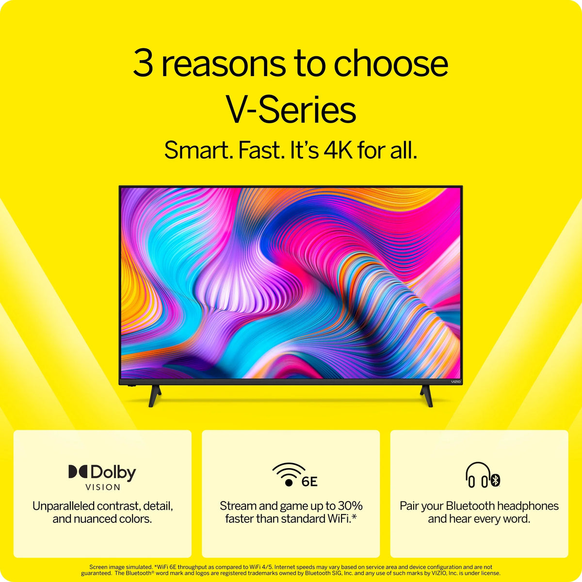 VIZIO 75" Class V-Sizeeries 4K LED HDR Sizemart TV V755x-K04 (New)