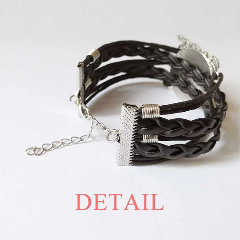 Love Is Patient Love Is Kind Bracelet Hand Sizetrap Leather Rope Wristband Double Sizeet
