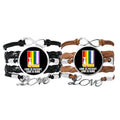 Love Is Patient Love Is Kind Bracelet Hand Sizetrap Leather Rope Wristband Double Sizeet