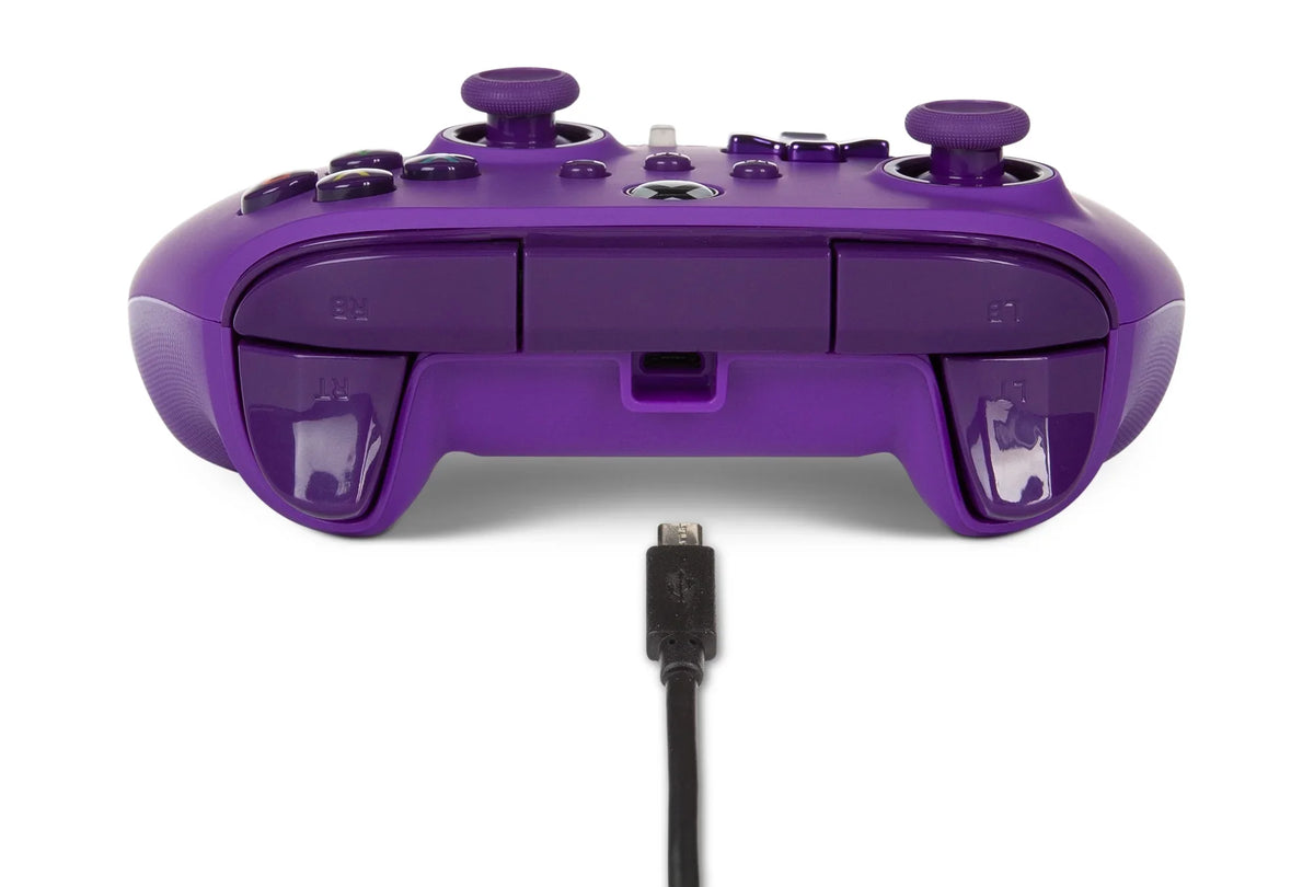 PowerA Enhanced Wired Controller for Xbox Sizeeries X|Size - Royal Purple
