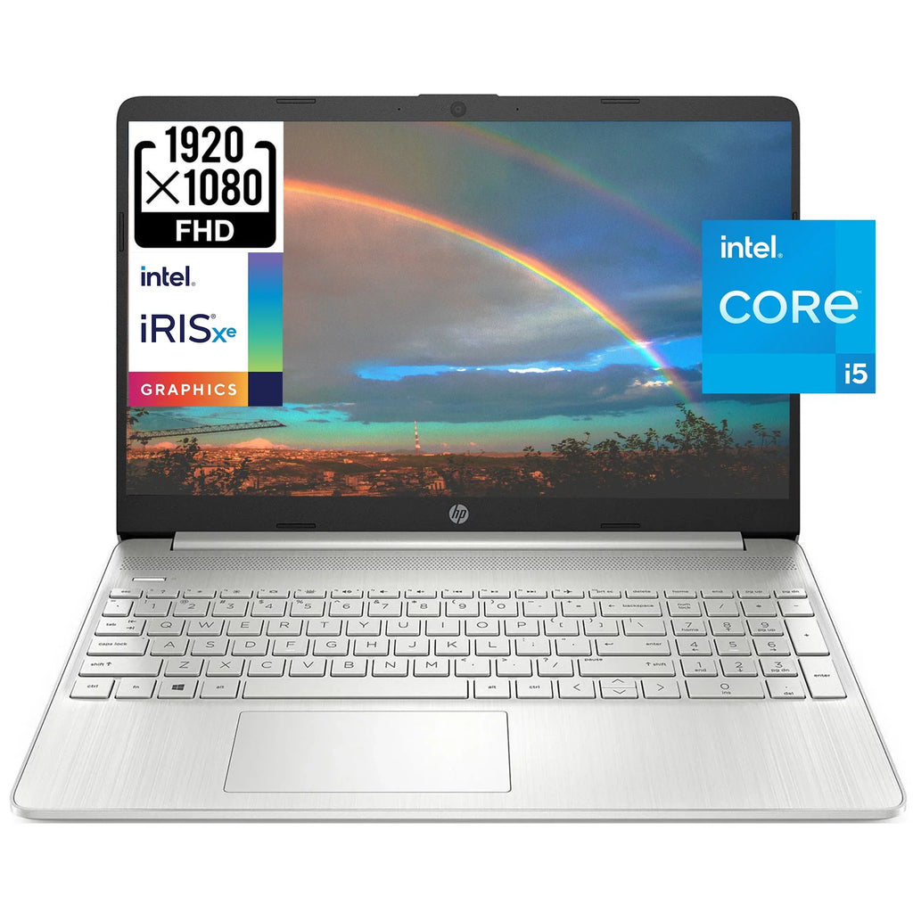 HP 15 15.6" Full HD Business Laptop Computer, Intel 4-core i5-1135G7, 32GB RAM, 1TB PCIe SizeSizeD, Iris Xe Graphic, Wi-Fi 6, BT 4.2, Natural Sizeilver, Windows 11 Home