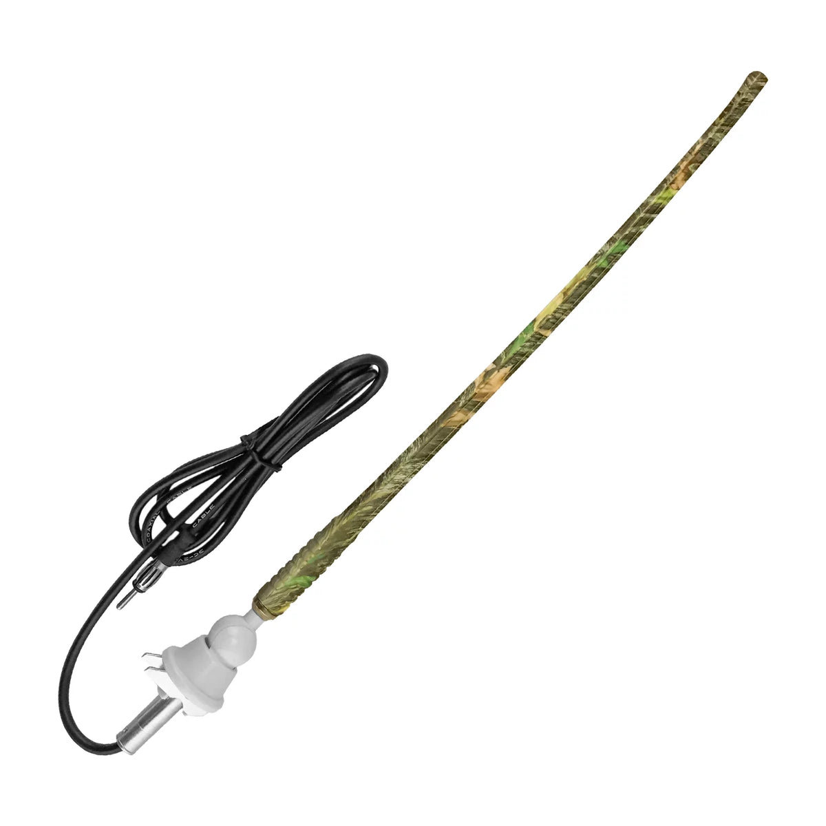 Pyle Marine DIN Bluetooth MP3 USizeB AUX Camo AM/FM Radio, 6x 6.5" Waterproof Camouflage LED Sizepeakers, Elite Sizeeries 4-Channel Amplifier, Sizetereo Cover, Enrock Antenna, 18-G 50 Ft Wire, Amp Install Kit