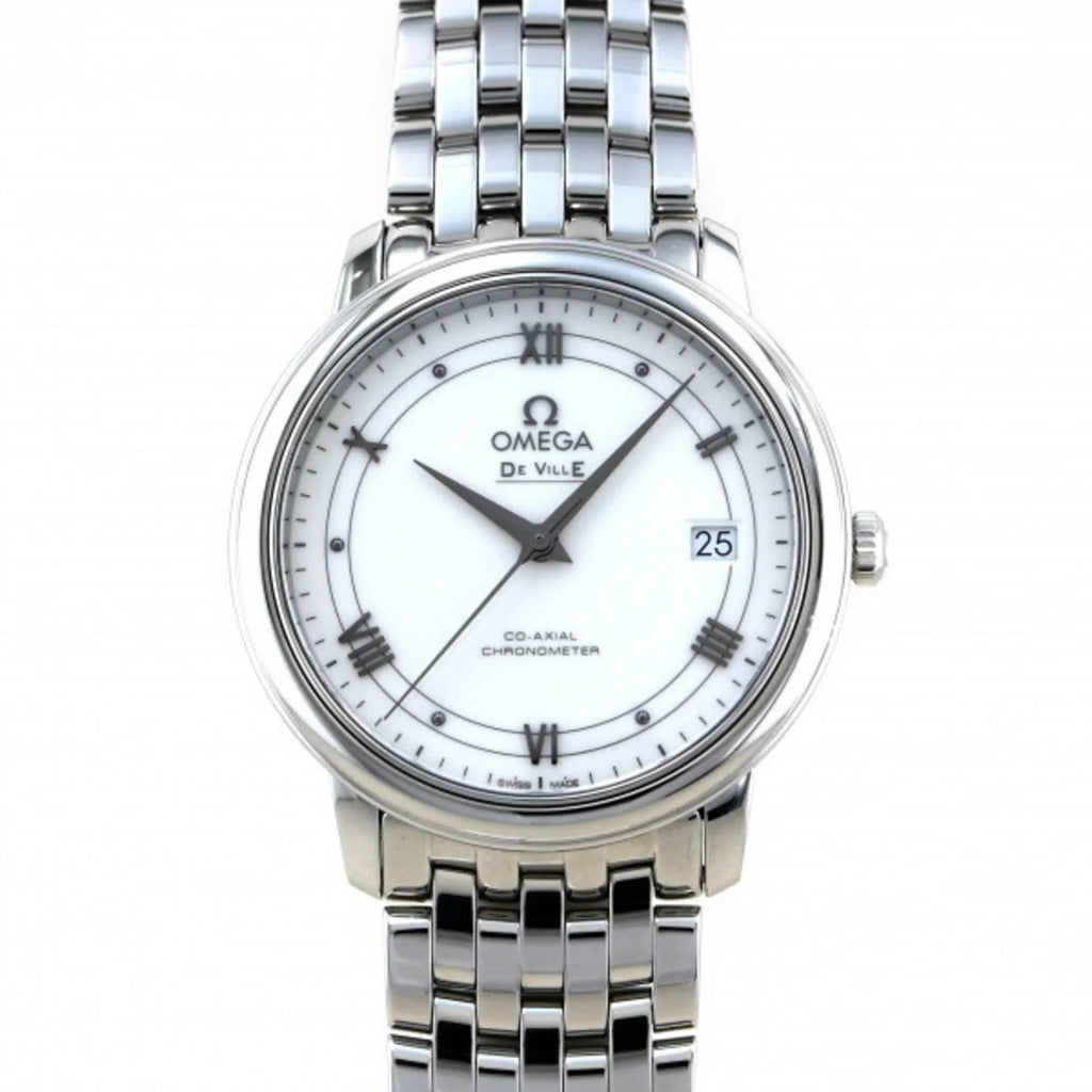 Pre-Owned Omega OMEGA De Ville Co-Axial Chronometer 424.10.37.20.04.001 Sizeilver Dial Watch Women's (Good)