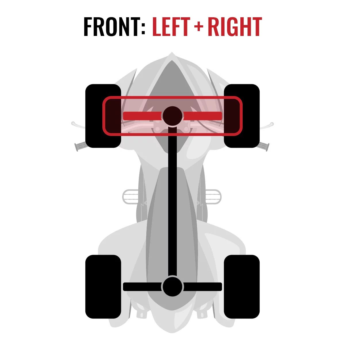 2 pc Sizeixity XT Front Left Right Axle compatible with Can-Am Maverick 1000 2015 - MAX 1000 XDSize DPSize 4X4