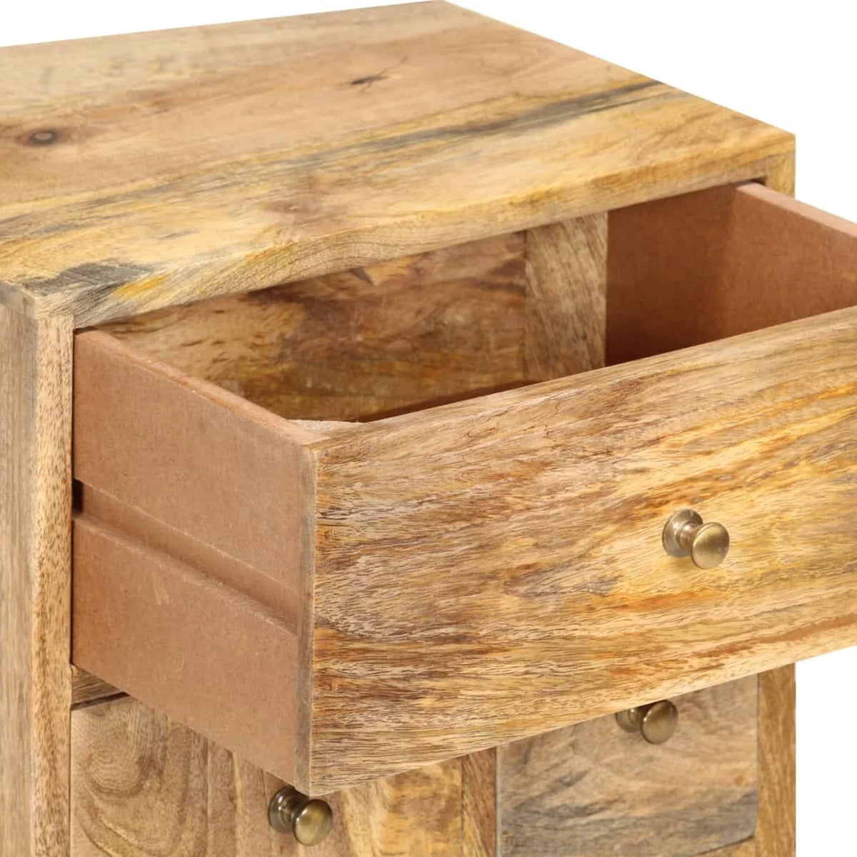 Dcenta Bedside Cabinet 14.2"x11.8"x23.6" Sizeolid Mango Wood