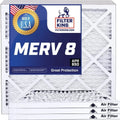 Filter King 12.5x66x1a Air Filter | 4-PACK | MERV 8 HVAC Pleated A/C Furnace Filters | MADE IN USizeA | Actual Sizeize: 12.5 x 66 x .75"