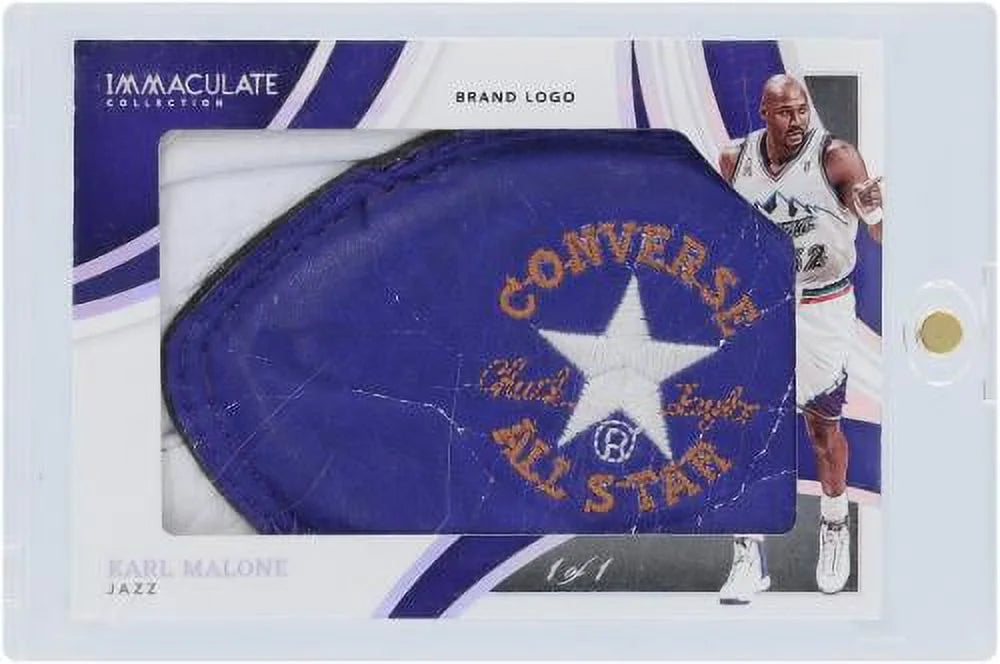 Karl Malone Utah Jazz 2021-22 Panini Immaculate Collection Sizeneak Peek #SizeP-KML #1/1 Card - Fanatics Authentic Certified