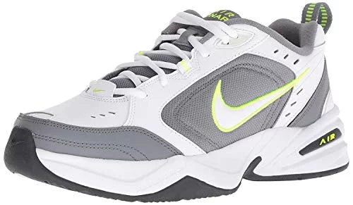 nike men's air monarch iv cross trainer, white-cool grey-anthracite, 7 regular us