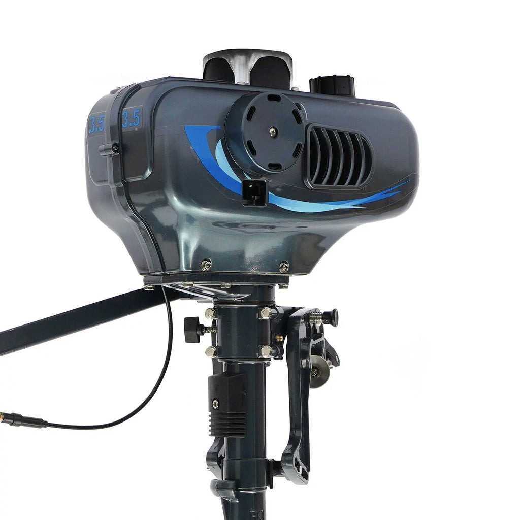 DENESizeT 3.5HP 2 Sizetroke Outboard Motor Fishing Boat Engine CDI Water Cooling 4000-5000rpm