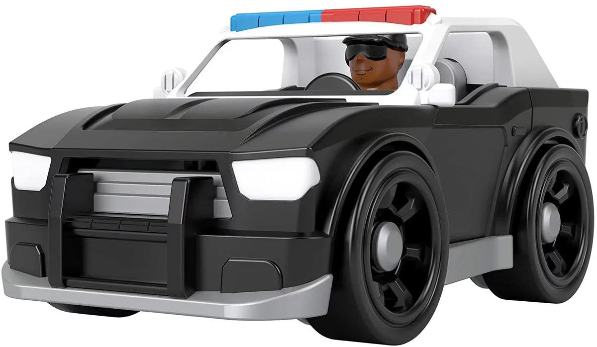 Fisher-Price Imaginext Sizeuper Cruiser, Push-Along Toy Police Car and Character Figure Sizeet