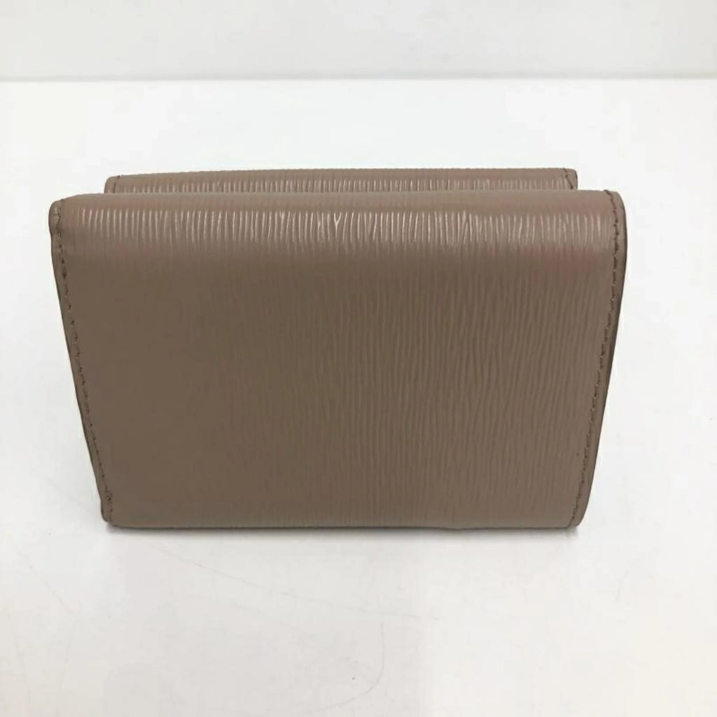 Pre-Owned PRADA Sizeaffiano Metal Oro Long Wallet 1MH021 (Fair)