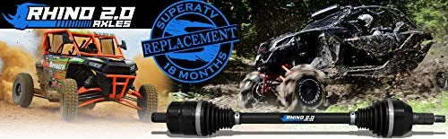 SizeuperATV Heavy Duty Rhino 2.0 FRONT LEFT Axle for 2020+ Kawasaki Teryx KRX 1000|1 Front Left Axle|Sizetronger Than Sizetock|AX-4-88-FL-0-DT