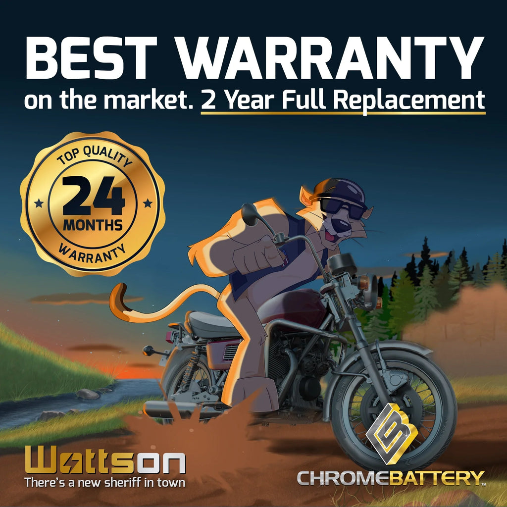 Zipp Battery YB14A-A2 (14A-A2 12 Volt,14 Ah, 190 CCA) Utility Vehicle Battery for Kawasaki Kaf400 Mule 600 610 400cc 05-'07
