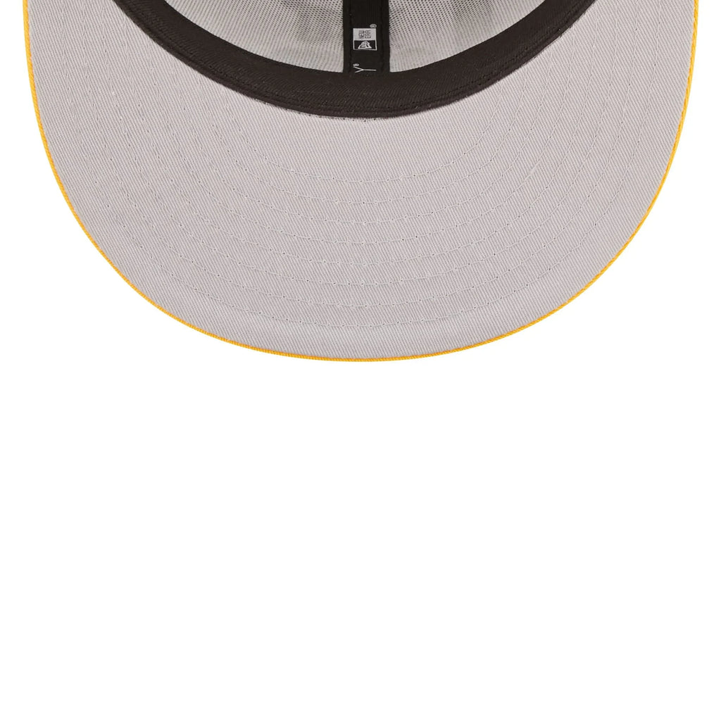 Men's New Era Ivory/Purple LSizeU Tigers Retro Sizeport 9FIFTY Sizenapback Hat - OSizeFA