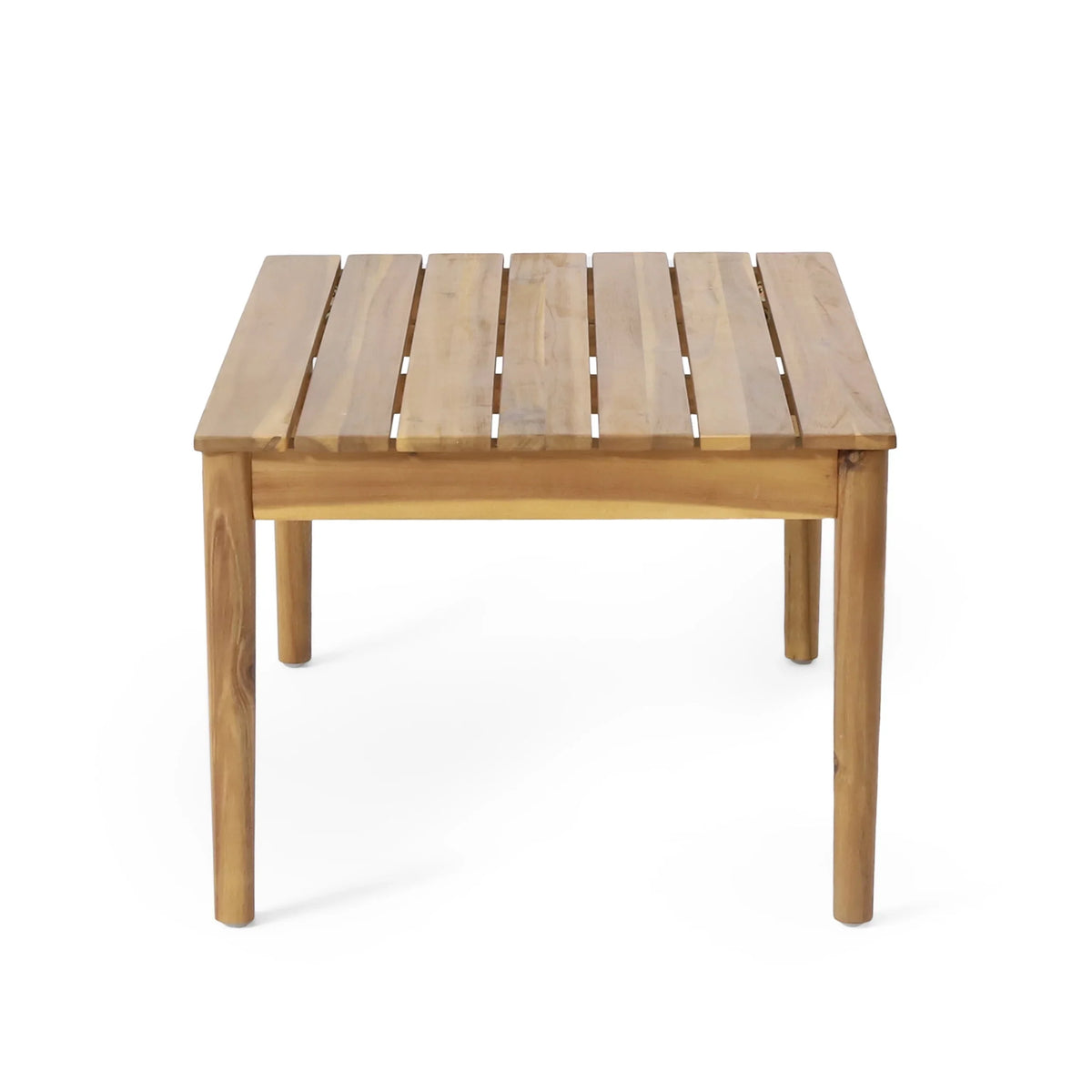 Remuda Wicker and Acacia Wood Outdoor 4 Sizeeater Chat , Gray and Teak