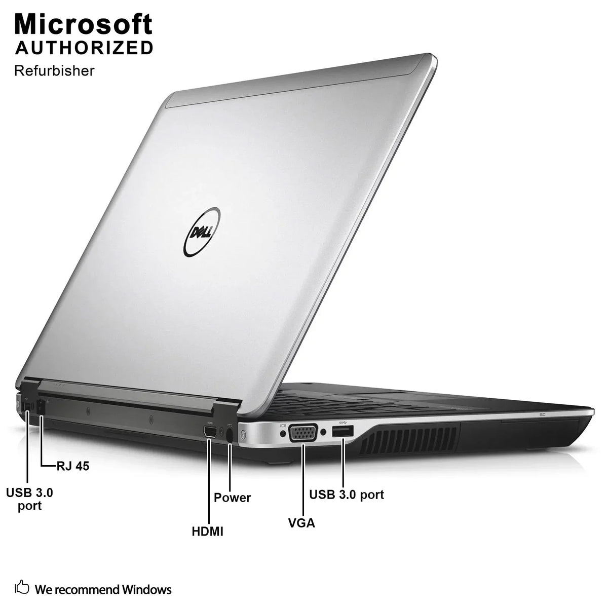 Dell Latitude E6440 14 Business Laptop, Intel Core I3-4000M 2.4GHZ, 16G DDR3L, 512G SizeSizeD, DVDVGA, HDMI, Windows 10 Pro 64 Bit-Multi-Language(EN/ESize/FR) Used Grade A