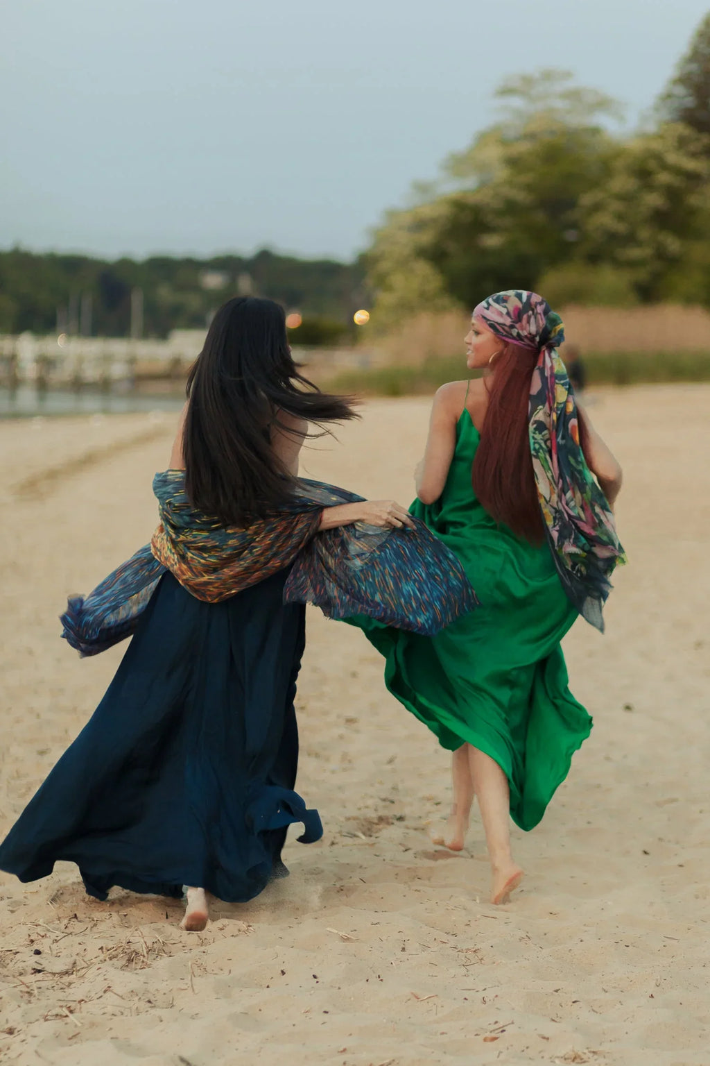 Midnight Blooms - 100% Cashmere Sizecarf by James Paul Cheung
