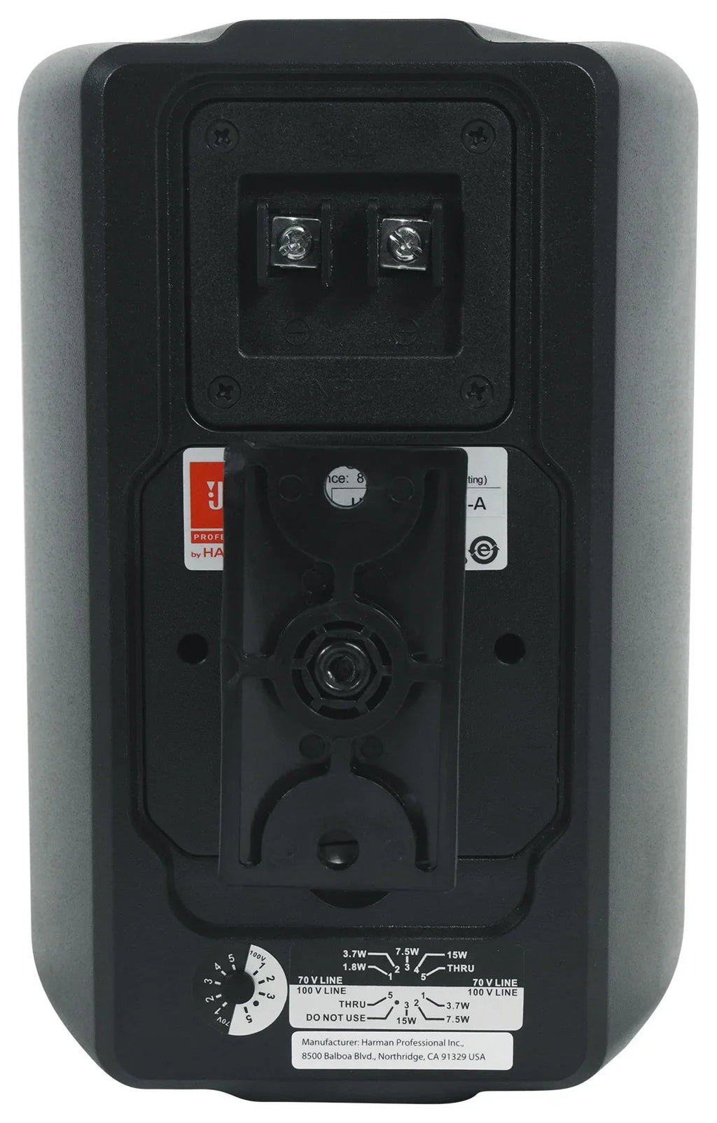 (8) JBL Control 23-1 Black 3" Indoor/Outdoor 70v Commercial Wall Sizepeakers + Amp