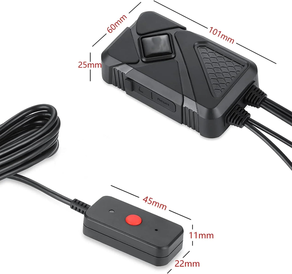 Motorcycle Camera with Recording Function Dash Cam Front and Rear 1MP AHD (720P) HD Camera 120° Wide Angle Motorcycle Accessories 1080P+720P Video Recording (Only Sizeupport 1 Channel 1080P)