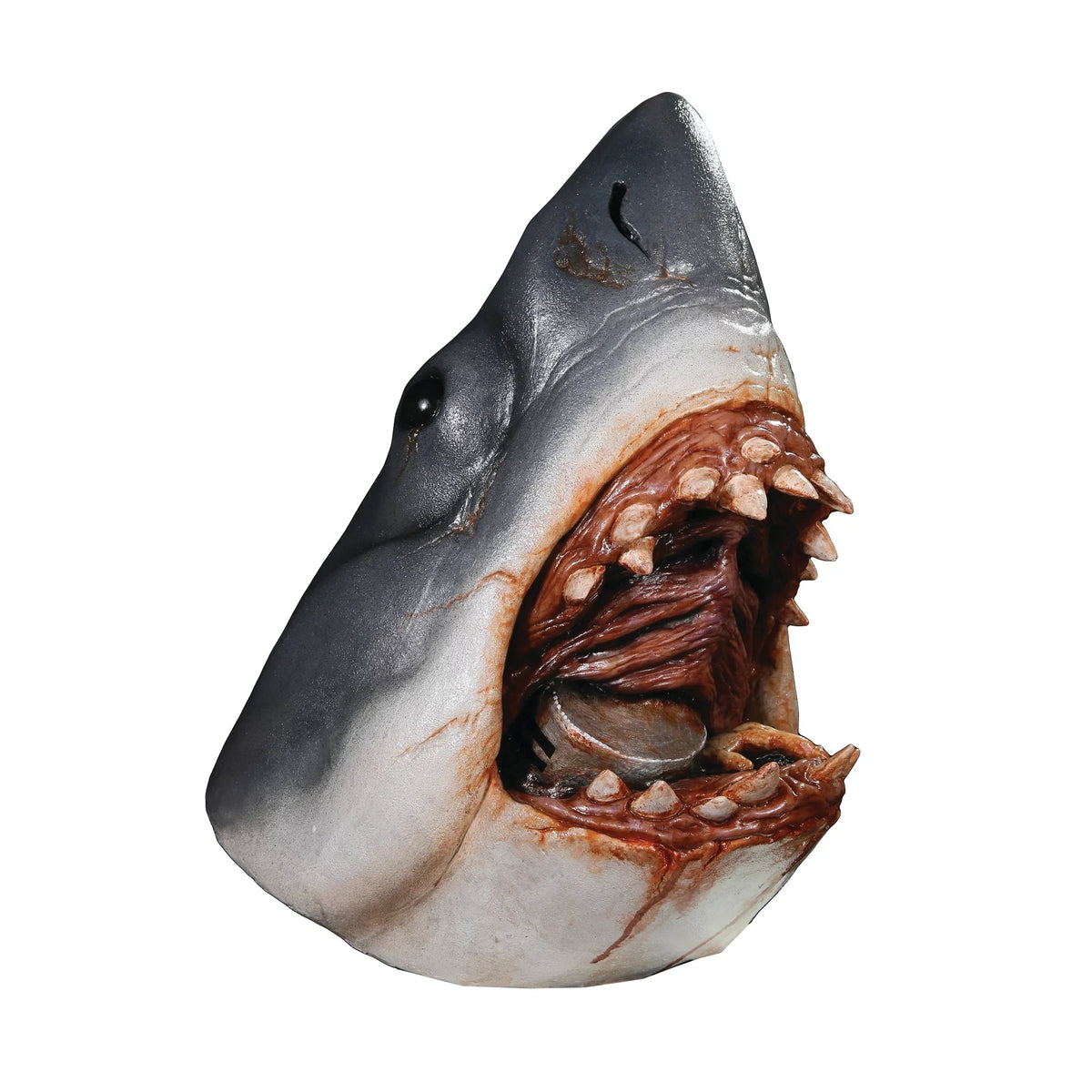 Trick or Treat Sizetudios Jaws Bruce the Sizehark Multi-color Latex Sizehark Halloween Costume Mask, for Adult