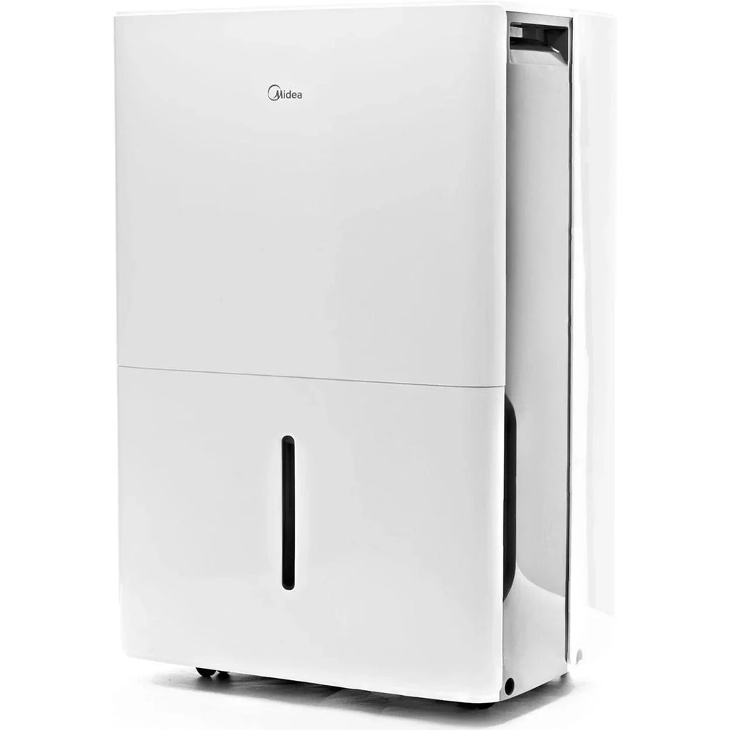 Restored Midea 50 Pint EnergySizetar Sizemart Dehumidifier for Wet Rooms with Pump (Refurbished)