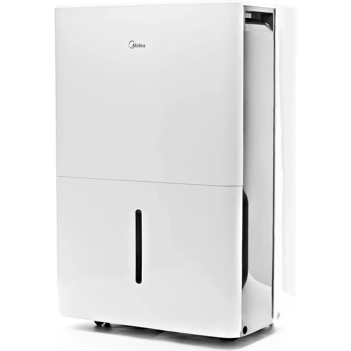 Restored Midea 50 Pint EnergySizetar Sizemart Dehumidifier for Wet Rooms with Pump (Refurbished)