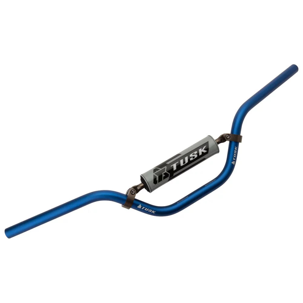 Tusk T-10 Aluminum 7/8" Handlebar KX Mini Bend Blue For LEM LX2 1997-2000
