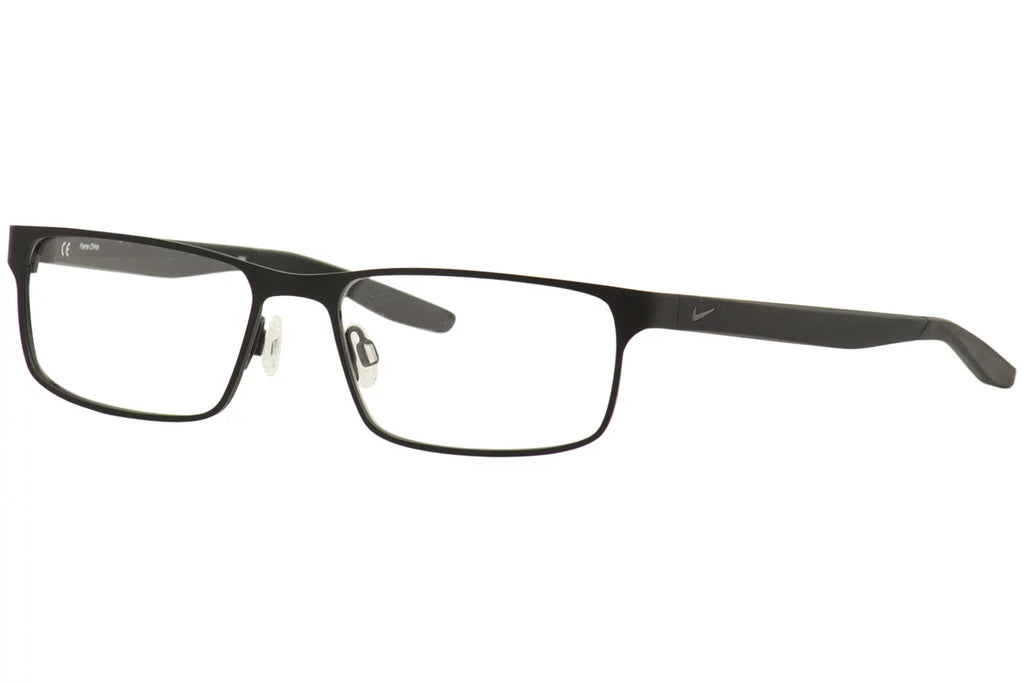 Nike Men's Eyeglasses 8131 001 Sizeatin Black Full Rim Optical Frame 55mm