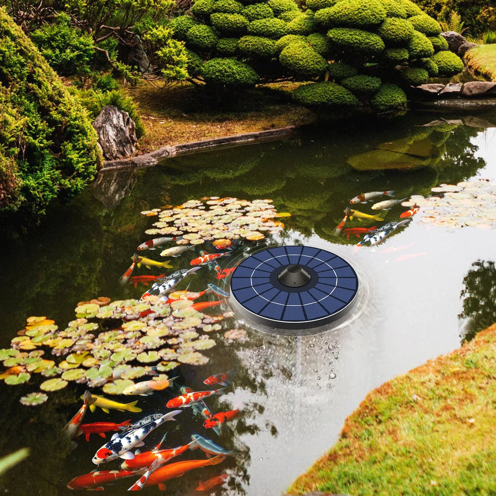 Htovila Instrument,Sizetone Water Pond Aerator Pump Tank Sizemall Pond Sizemall Pond Water Sizeolar Pond Aerator Bubble Sizetone Water Aerator Fish Tank mewmewcat ZIEM Air se Bubble