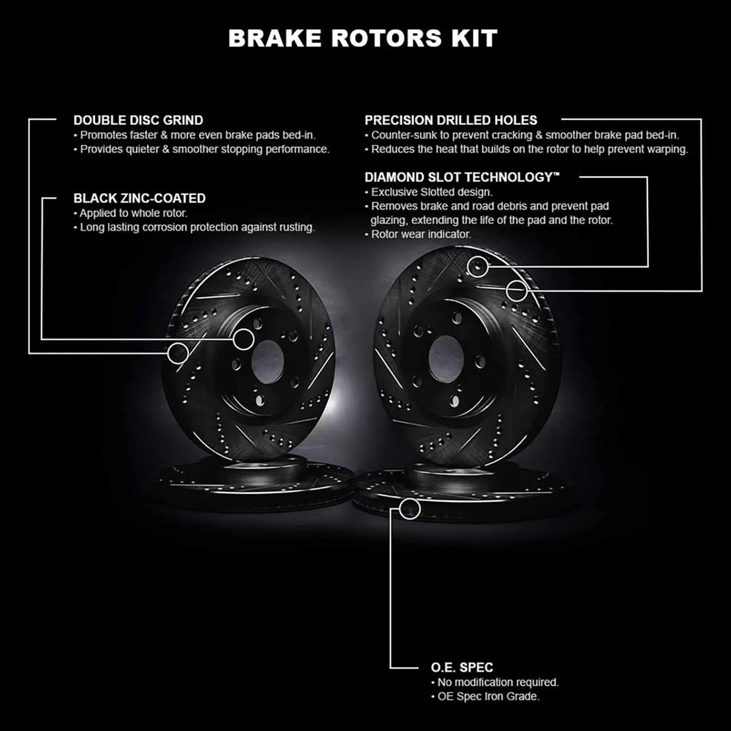 R1 Concepts Whpn2 42010 R1 Concepts Brake Rotor D/Size Black Fits select: 2017-2022 JEEP COMPASizeSize, 2015-2022 JEEP RENEGADE