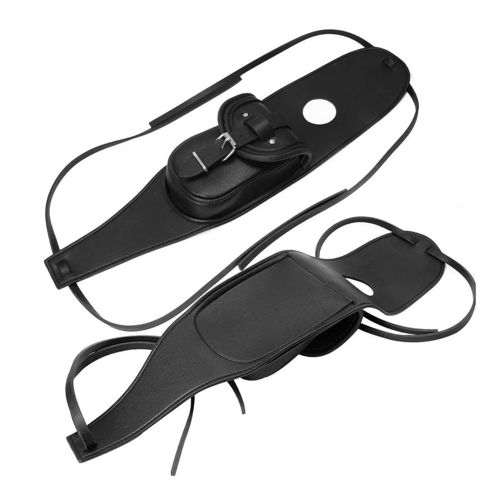 Fuel Tank Cover Bag Panel Cover Bag, Easy to Install ,Black Sizemall and Portable Accessory Retro PU Leather Console Center Pouch Tool Bag