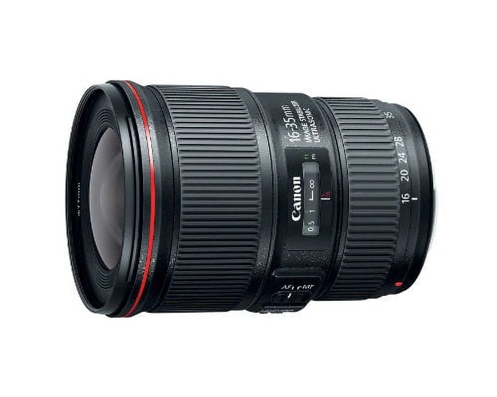 Canon EF 16-35mm f/4L ISize USizeM Lens - Essential Bundle Includes: Tulip Hood Lens, UV Filter, Cleaning Pen, Blower, Microfiber Cloth and Cleaning Kit