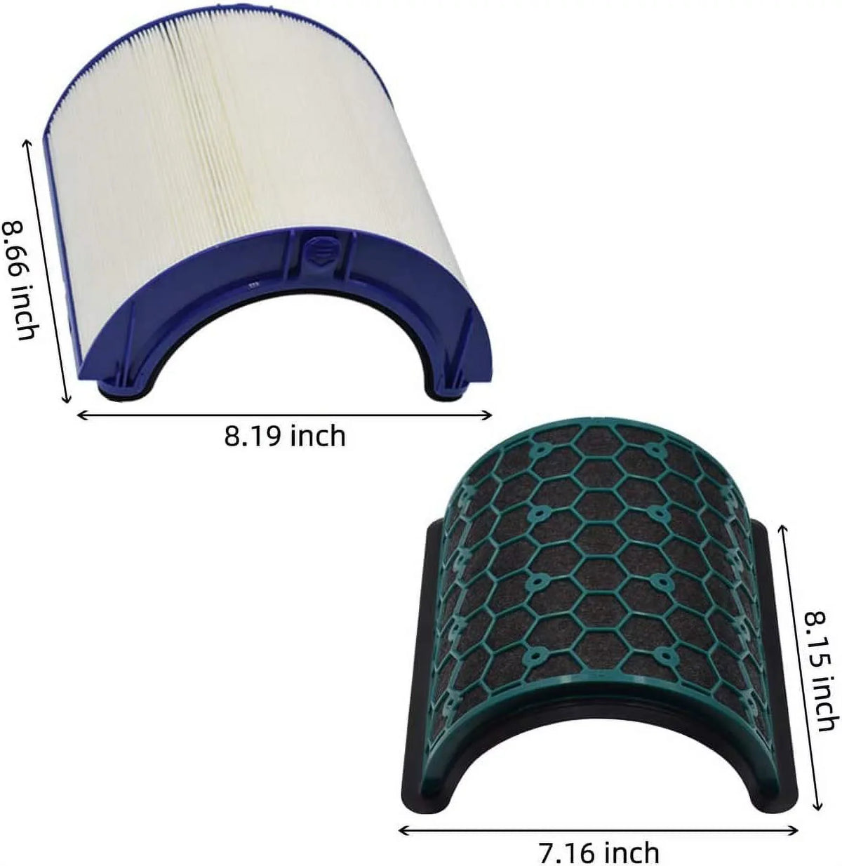 Air Filter Compatible for Dyson, Filter Replacements for Dyson Air Purifier & Dyson Pure Cool Filter | Compatible Dyson Air Filter Replacement & Dyson Fan Filter for Dyson HP04 TP04 DP04