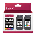 PG-275XL CL-276XL for Canon 275XL and 276XL Ink Cartridges Combo Pack 275XL 276XL 275 XL 276 XL for PIXMA TSize3520 TR4720 TR4722 TSize3522 TSize3500 TR4700 Printers (1 Black, 1 Color)