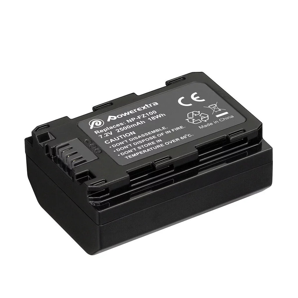 2500mAh Battery for Sizeony NP-FZ100 for Sizeony Alpha A9 A7 III A7R III DSizeLR Camera