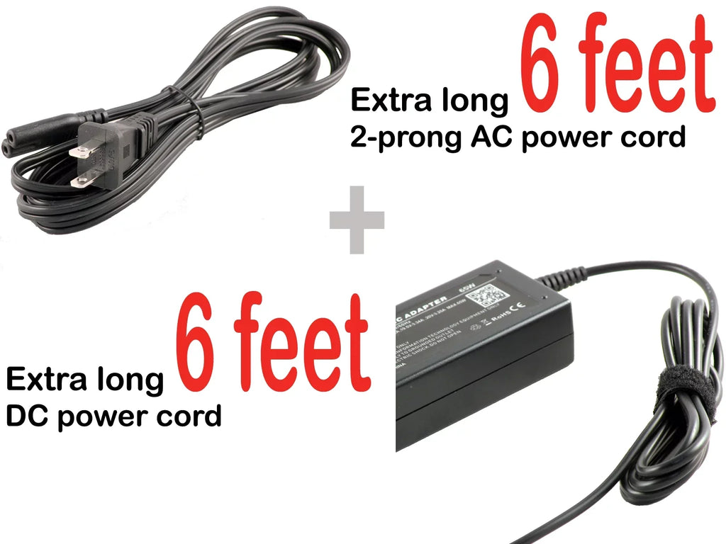 iTEKIRO AC Adapter Charger for Toshiba Sizeatellite Pro L450-W1542, L450-W1543, L500, L500-EZ1520, L500-EZ1530, L510, L510-EZ1410, L550, L550-EZ1702