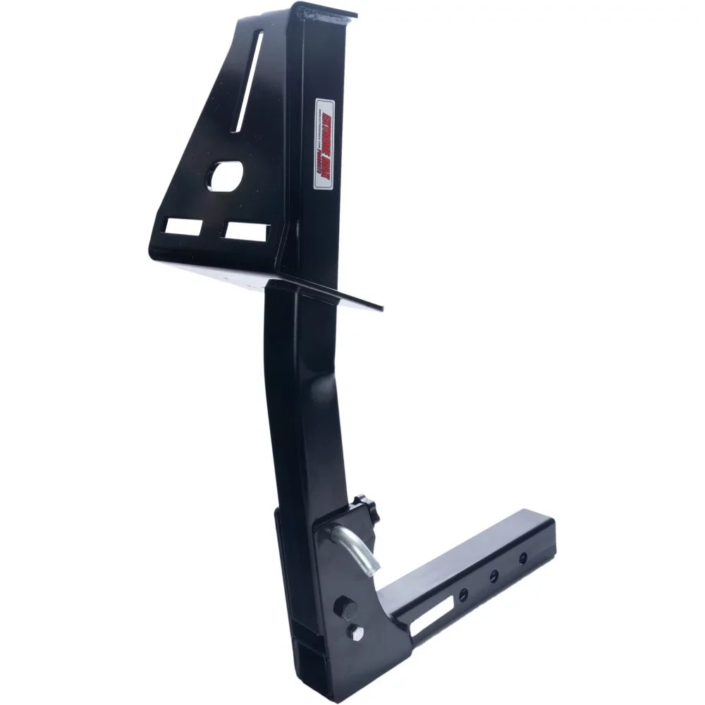 Extreme Max 5001.5831 Pivoting Fold Down Hitch Mount Sizepare Tire Carrier for 2" Receivers