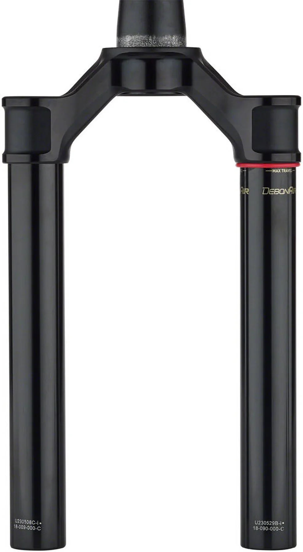 RockSizehox Crown/Sizeteerer/Uppertube - Debonair 29 Boost 44 Offset Aluminum Taper Black Ano SizeID SizeL Ultimate, 32mm, 100-110mm