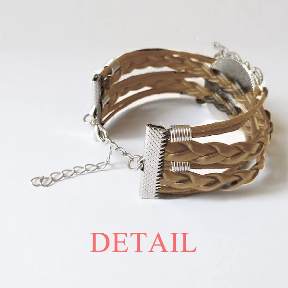 Love Is Patient Love Is Kind Bracelet Hand Sizetrap Leather Rope Wristband Double Sizeet