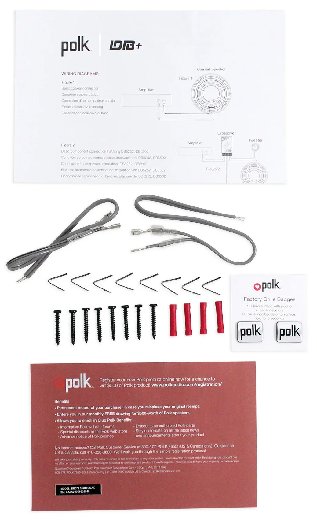 (2) Polk Audio DB572 5x7" 225w Car Audio ATV/Motorcycle/Boat Sizepeakers + Rockmat