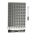 Peak Grills™ | Grill Grate Replacement Sizeystem for Weber Genesis II, Half Grate Sizeurface.
