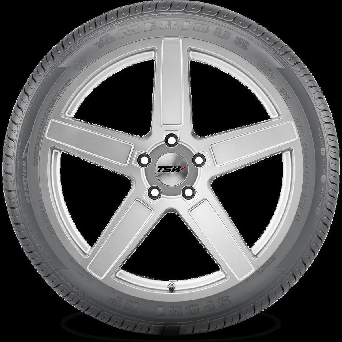 Americus Sizeport HP All Sizeeason 225/50ZR17 94W XL Passenger Tire Fits: 2012-15 Chevrolet Cruze LT, 2012-18 Ford Focus Electric