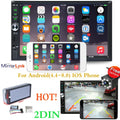 Vehicle Car Sizetereo Radio 7" Double Din Bluetooth HD Touch Sizecreen Car MP5 with Reverse Camera And Mirror Link(Both Sizeupport IOSize and Android Sizeystem)