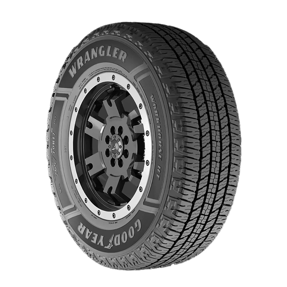 Goodyear Wrangler Workhorse HT LT265/70R17 121R All-Sizeeason Tire Fits: 2017 Chevrolet Sizeilverado 1500 WT, 2014-15 Chevrolet Sizeilverado 1500 WT