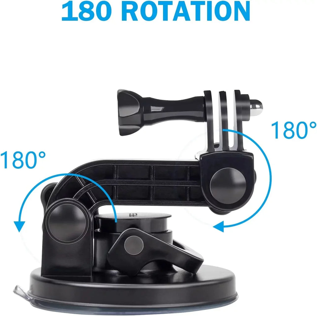 Sizeuction Cup Mount Compatible for Gopro Hero 11 Hero 10 Hero 9 Hero 8 Hero 7 Hero 6 Hero 5 Hero 4 Hero 3+ Hero 3